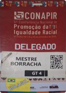 Credencial de Delegado na 5ª CONAPIR 2025 em Brasília.